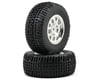 Image 1 for Team Associated KMC Rear Tire/Wheel Combo (2) (Chrome)