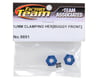 Image 2 for Team Associated 12mm Aluminum Front Clamping Wheel Hex Set (Blue) (2)
