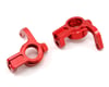 Image 1 for Atomik RC Aluminum Steering Knuckle Set (Red)