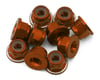 Image 1 for Avid RC 3mm Ringer Flanged Aluminum Locknut (Orange) (10)