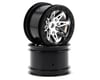 Image 1 for Axial Raceline Renegade 41mm Wide 2.2 Crawler Wheels (2) (Chrome/Black)