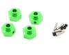 Image 1 for Axial 12mm Aluminum Hex Hub (Green) (4)