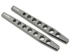 Image 1 for Axial 101mm Machined Heavy Duty Aluminum Straight Link Set (Grey) (2)