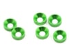 Image 1 for Axial 3x7x2mm Cone Washer (Green) (6)