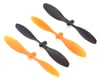 Image 1 for Ares Rotor Blade Set (2x Orange & 2x Black) (Spidex)
