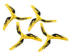 Image 1 for Azure Power 5.1" Tri-Blade 5150 Polycarbonate Race Propeller Set (Yellow)