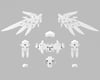 Image 3 for Bandai 30MM 1/144 Option Parts Set # 17 (Wing Unit 1) Model Kit