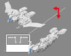 Image 3 for Bandai 30MM 1/144 Extended Armament Vehicle Wing Mobile Version Model Kit