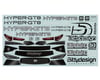 Image 4 for Bittydesign HYPER-GT8 1/8 Ultra Lightweight GT Body (Clear)