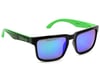 Image 1 for Bittydesign Claymore Sunglasses w/Ice Blue/Green Lens (Black/Green)