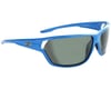 Image 1 for Optic Nerve Dedisse Sunglasses (Shiny Blue) (Smoke/Silver Flash Lens)