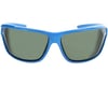Image 2 for Optic Nerve Dedisse Sunglasses (Shiny Blue) (Smoke/Silver Flash Lens)