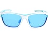 Image 2 for Optic Nerve Cassette Sunglasses (Powder Blue/White) (Smoke Ice Blue Mirror)