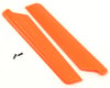 Image 1 for Blade Main Rotor Blade Set w/Hardware (Orange) (2) (mSR X)