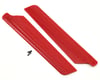 Image 1 for Blade Main Rotor Blade Set w/Hardware (Red) (2) (mSR X)