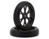 Image 1 for Team Brood B-Mag Front Drag Wheels w/LP Belted Tires (Non-Glued) (Black) (2)