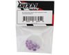 Image 2 for Team Brood 3mm 6061 Aluminum Button Head Washer (Purple) (16)
