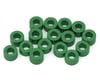 Image 1 for Team Brood 3x6mm 6061 Aluminum Ball Stud Washers Extra Large Kit (Green) (16)