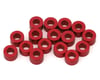 Image 1 for Team Brood 3x6mm 6061 Aluminum Ball Stud Washers Extra Large Kit (Red) (16)