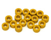 Image 1 for Team Brood 3x6mm 6061 Aluminum Ball Stud Washers Extra Large Kit (Yellow) (16)
