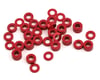 Image 1 for Team Brood 3x6mm 6061 Aluminum Ball Stud Washer Full Kit (Red) (32)