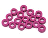 Image 1 for Team Brood 3x6mm 6061 Aluminum Ball Stud Washers Large Kit (Pink) (16)