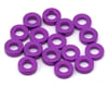 Image 1 for Team Brood 3x6mm 6061 Aluminum Ball Stud Washers Medium Kit (Purple) (16)