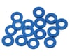 Image 1 for Team Brood 3x6mm 6061 Aluminum Ball Stud Washers Small Kit (Blue) (16)
