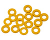 Image 1 for Team Brood 3x6mm 6061 Aluminum Ball Stud Washers Small Kit (Yellow) (16)