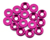 Image 1 for Team Brood 3mm 6061 Aluminum Countersunk Washer (Pink) (16)