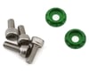 Related: Team Brood 3mm 6061 Aluminum Heatsink Motor Washers w/Screws (Green)