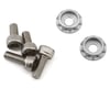 Image 1 for Team Brood 3mm 6061 Aluminum Heatsink Motor Washers w/Screws (Silver)