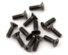 Image 1 for Team Brood 2.5mm 12.9 Black Nickel Flat Head Hex Screw (12) (2.5x8mm)