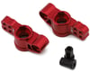 Image 1 for CEN M-Sport Ford Puma Rally CNC Aluminium Rear Wheel Hub Carriers (Red) (2)