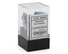 Image 2 for Chessex Gemini® Mini-Hedral™ 7-Die Set (Steel-Teal/White)