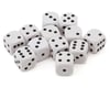 Image 1 for Chessex Opaque 16mm d6 Dice Block™ (White/Black) (12)