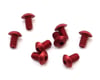 Image 1 for CRC 3/16x4-40 Aluminum Button Head Screw (8) (Red)
