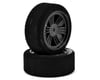 Image 1 for Contact 12mm Hex 1/10 Electric Sedan Dual Foam Tires (2) (Carbon Black) (Soft)