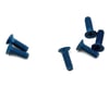 Image 1 for Custom Works 8-32 X 1/2" Flat Head Aluminum Screws (6)