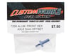 Image 2 for Custom Works Outlaw 4 Aluminum 12mm Hex Front Axle (+5mm Offset)