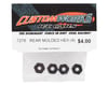 Image 2 for Custom Works 12mm Outlaw 4 Plastic Rear Molded Hex (4)