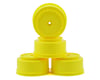 DE Racing 12mm Hex "Borrego" Short Course Wheels (Yellow) (4) (22SCT/TEN-SCTE)
