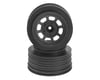Image 1 for DE Racing Speedway SC Short Course Dirt Oval Wheels (Black) (2) (19mm Backspace)