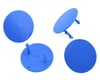 Image 1 for DE Racing Gambler Dirt Oval Mud Plugs (Blue) (4)