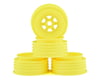 Image 1 for DE Racing Gambler 3/8" Bearing Front Wheels (Custom Works/GFRP) (Yellow)