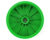 Image 2 for DE Racing "Speedline" 2.2 1/10 Buggy Front Wheels (2) (DEX210) (Green) (Pins)