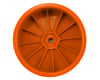 Image 2 for DE Racing 12mm Hex "Speedline" 2.2 4WD Front Buggy Wheels(2) (ZX6) (Orange)