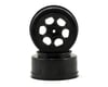 Image 1 for DE Racing 12mm Hex "Trinidad" Short Course Wheels (Black) (2) (SC6/Slash/Blitz)