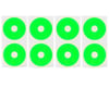 Image 1 for DE Racing 1/10 Buggy Wheel Sticker Disk (Fluorescent Green) (8)