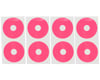 Image 1 for DE Racing 1/10 Buggy Wheel Sticker Disk (Hot Pink) (8)